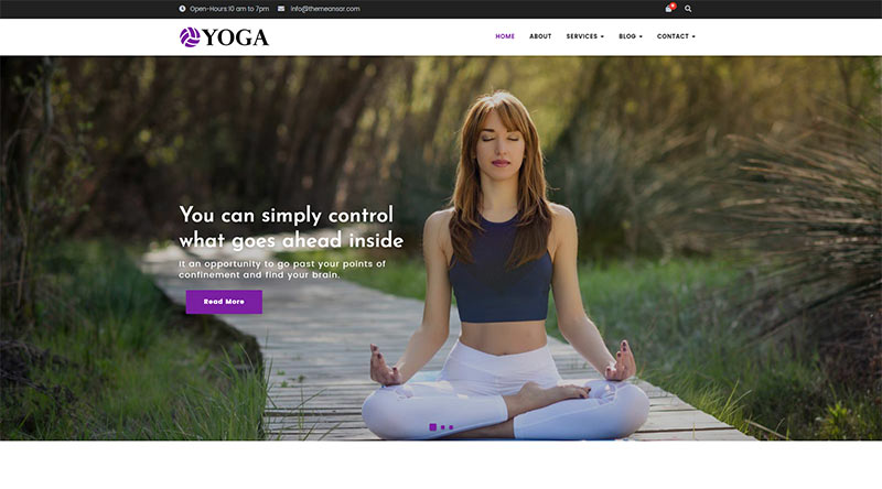 Yoga WordPress Theme
