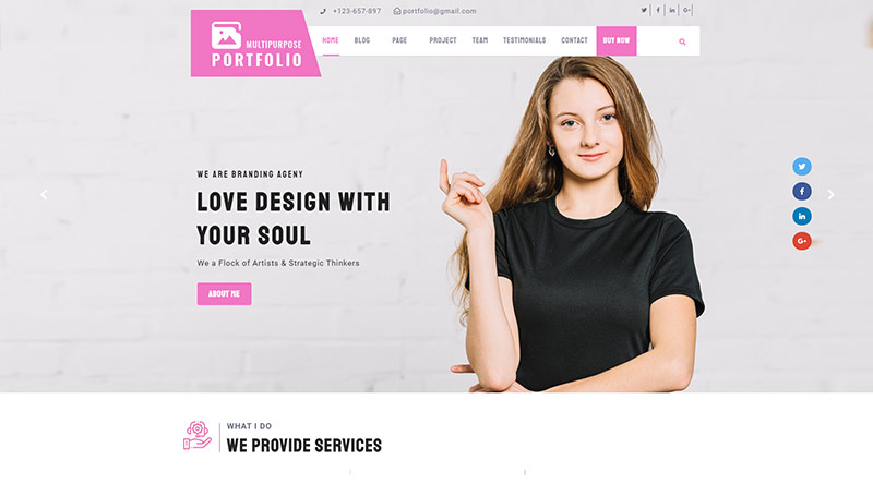 Multipurpose Portfolio WordPress-Theme