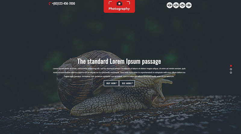 Multipurpose Photography WordPress Theme