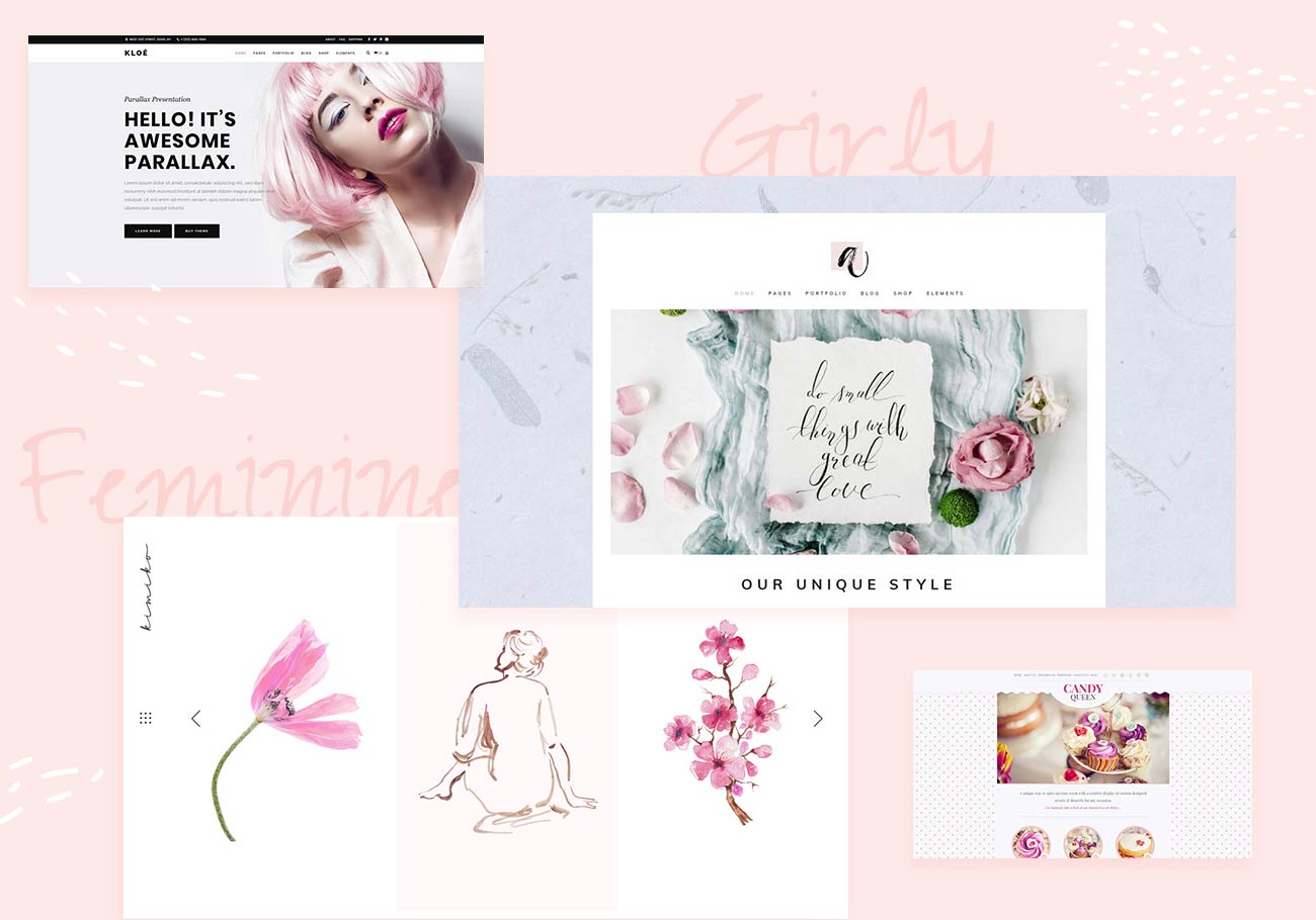 Best Feminine and Girly WordPress Themes