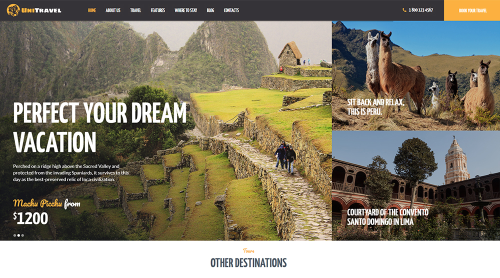 UniTravel WordPress Theme