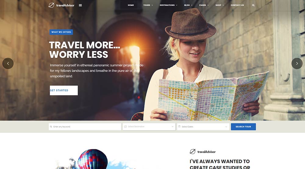 Travel Advisor WordPress Theme