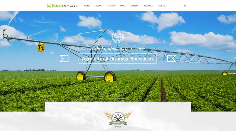 FoodFarm WordPress Theme