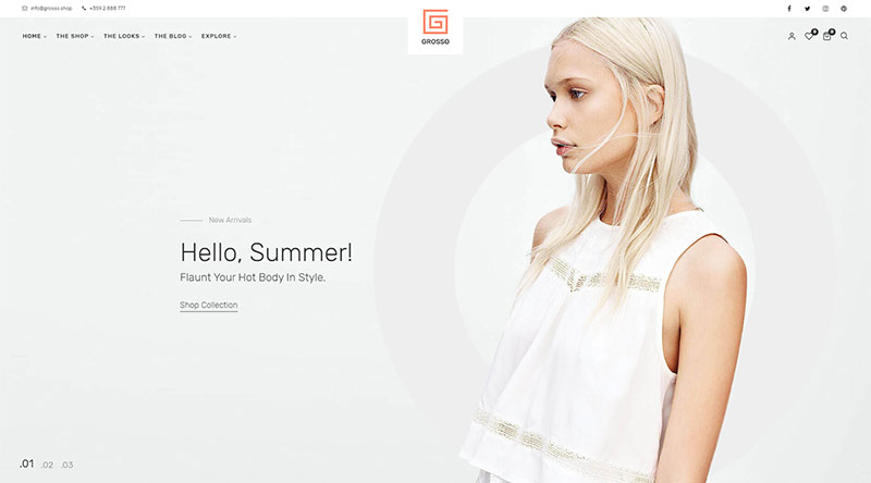 Top 10 teme WordPress pentru magazinul de bijuterii 11 Grosso WordPress Theme