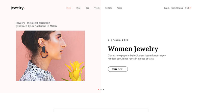 Top 10 teme WordPress pentru magazinul de bijuterii 9 Karo WordPress Theme