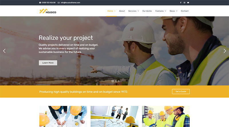 Housico WordPress Theme