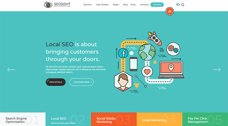 Seosight WordPress theme