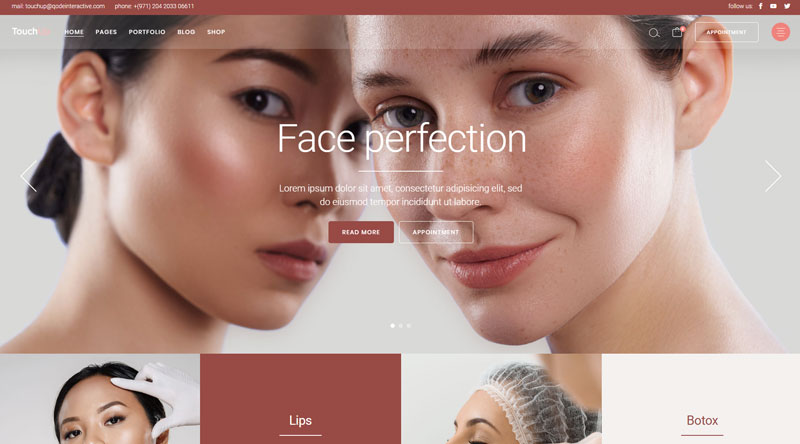 TouchUp WordPress Theme