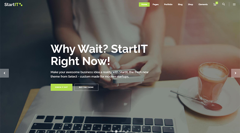 Startit WordPress theme