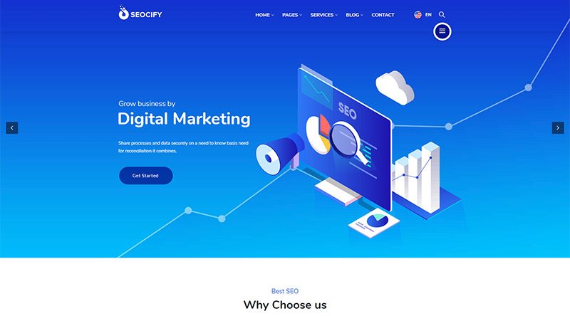 Seocify WordPress theme