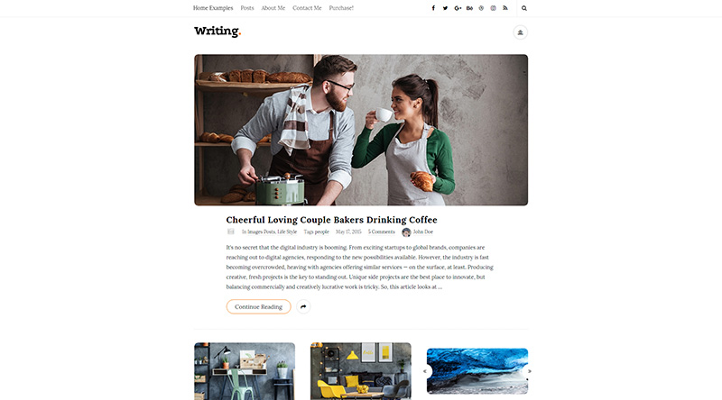 Writing WordPress theme