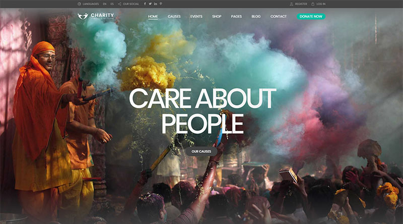 Charity Foundation WordPress Theme