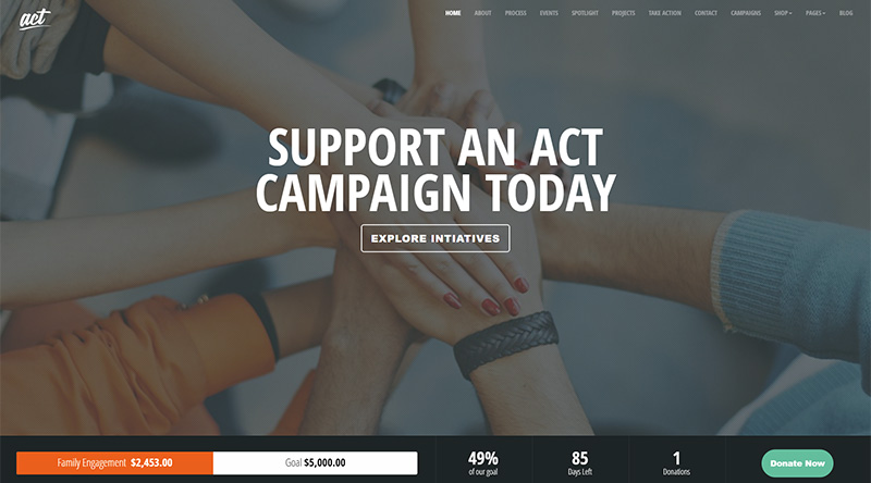 Act WordPress Theme