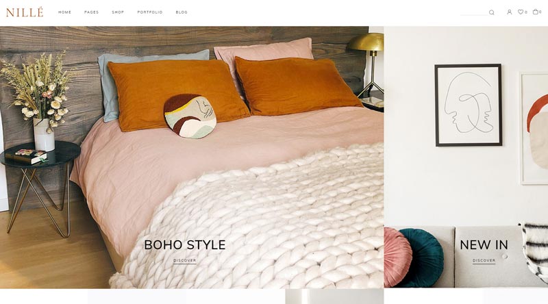 Nille Furniture Store WordPress Themes