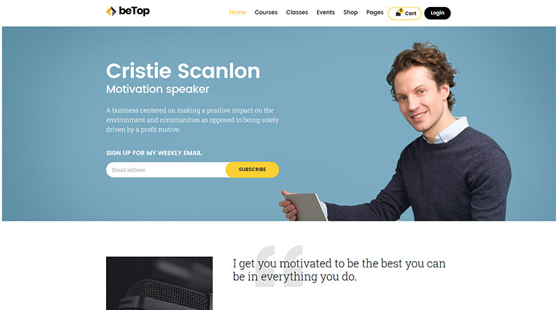 Betop WordPress Theme