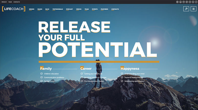 Lifecoach WordPress Theme