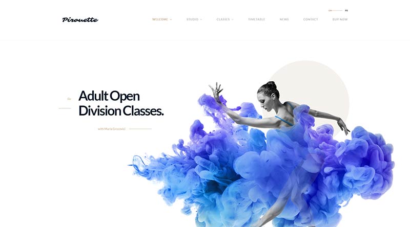 Pirouette WordPress Theme
