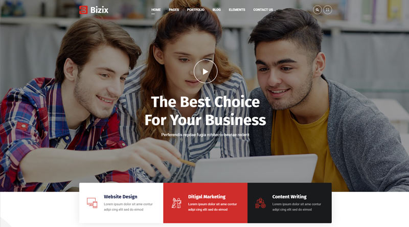 Bizix WordPress Theme