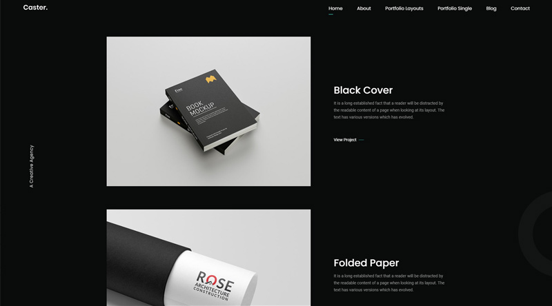 Caster WordPress Theme