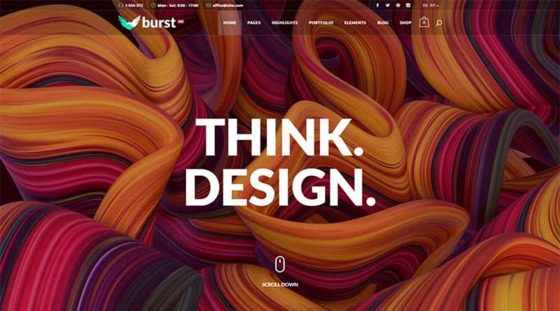 Burst WordPress Theme