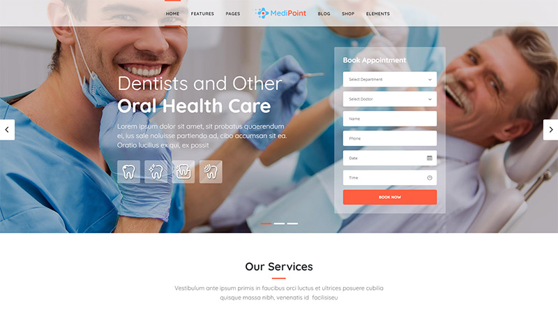 MediPoint WordPress theme