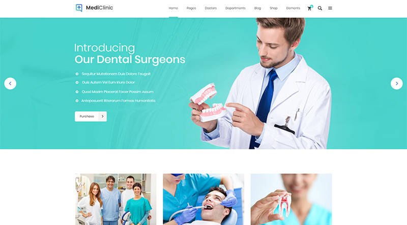 MediClinic WordPress theme