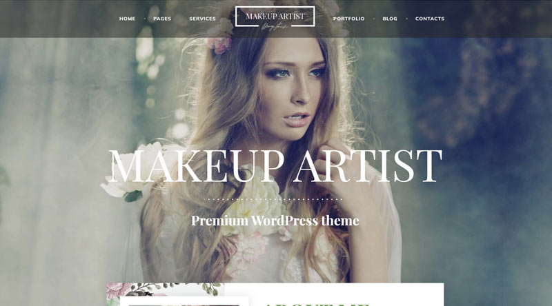 MakeUp Artist Pro WordPress Theme