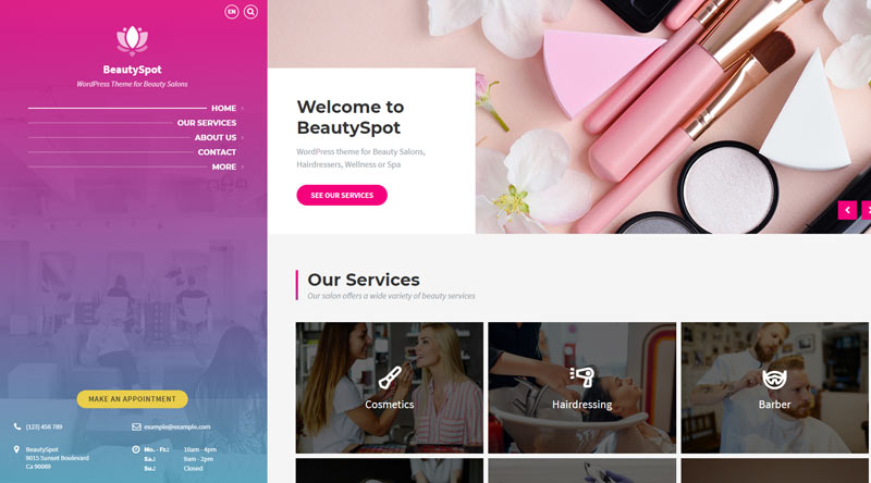 BeautySpot WordPress Theme