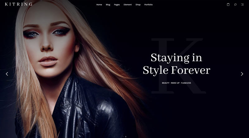 Kitring MakeUp WordPress Theme