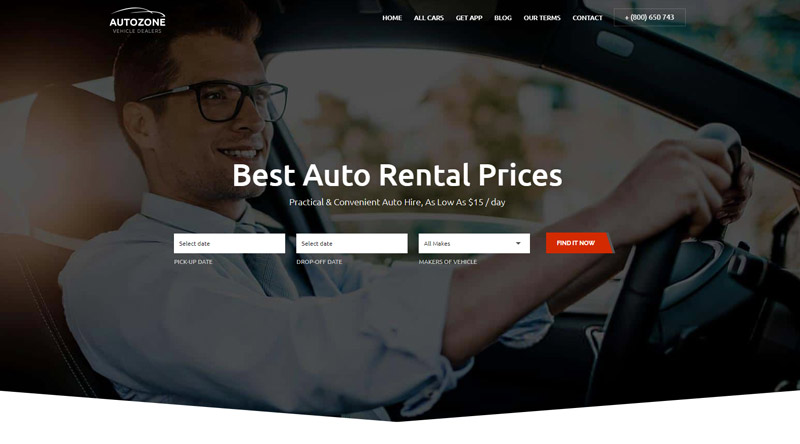 Autozone WordPress Theme