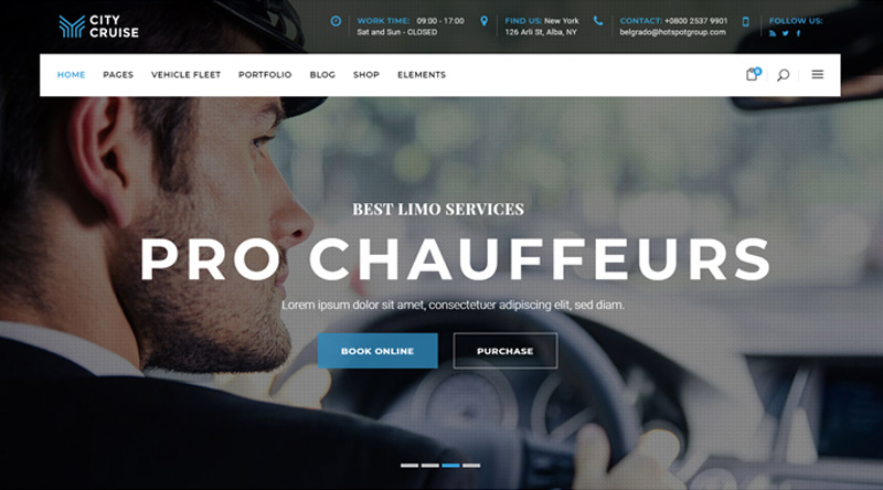 City Cruise WordPress Theme