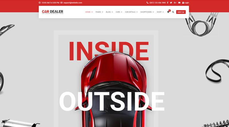 Car Dealer WordPress Theme