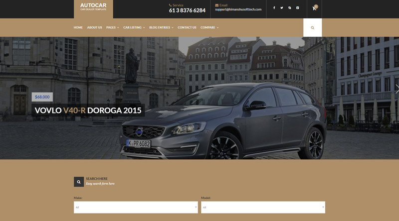 Auto Car WordPress Theme