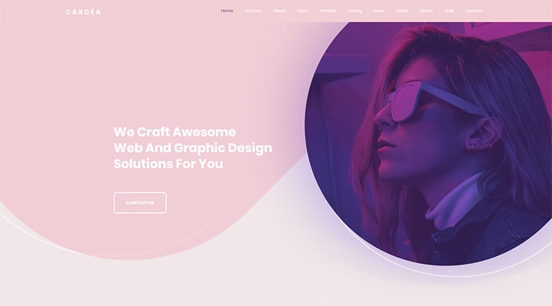 每個利基的 10 個多彩 WordPress 主題 6 Cardea WordPress Theme