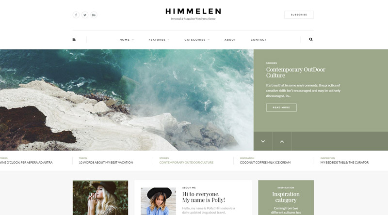 Himmelen WordPress Theme