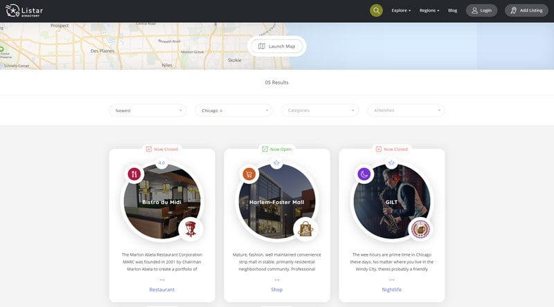Listar WordPress Theme