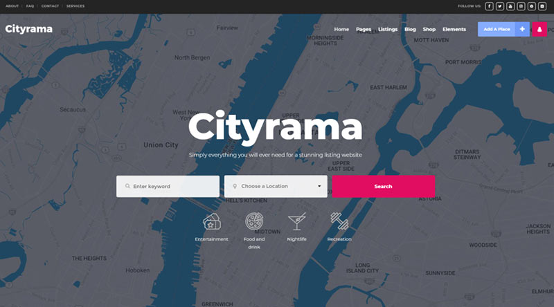 Cityrama WordPress Theme
