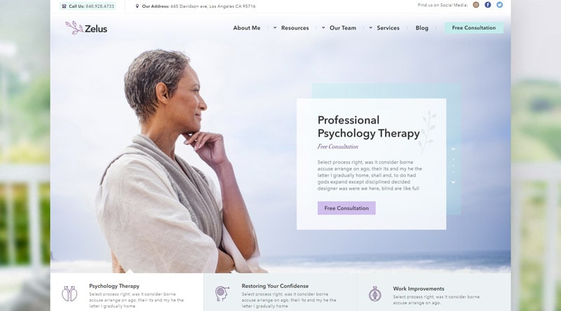 Zelus WordPress Theme