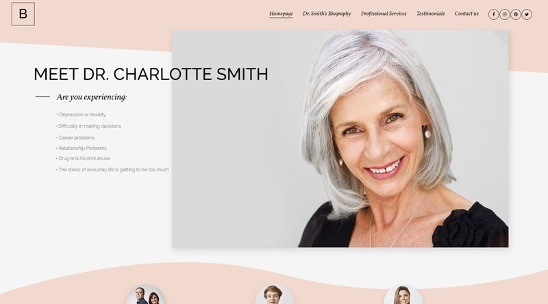 Bridge Psychology WordPress Theme