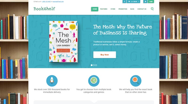 Bookshelf Bridge Publishing WordPress Themes