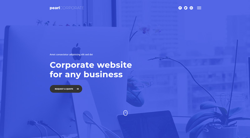 Pearl Corporate WordPress Theme