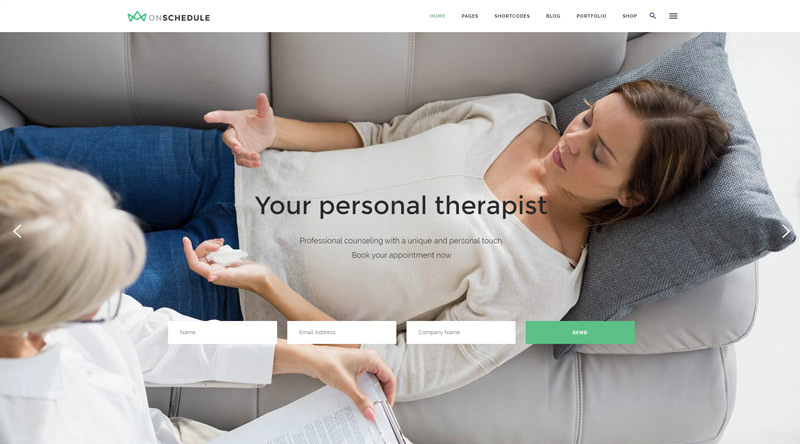 OnSchedule Health WordPress Themes