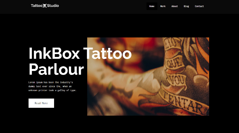 Tattoo WordPress Theme