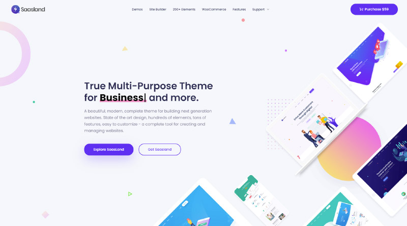 Saasland WordPress Theme