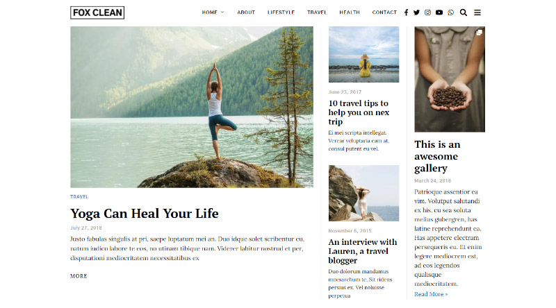 The Fox WP Theme