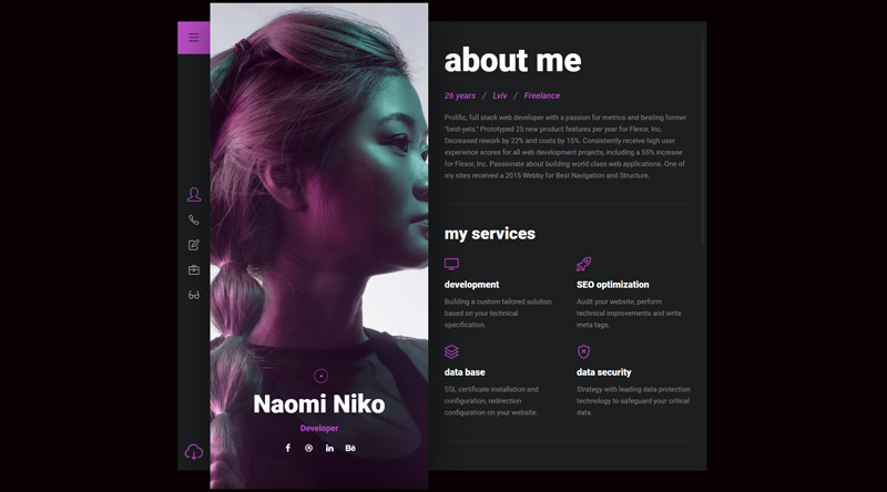 10+ отличных тем для резюме на Wordpress и что включить 12 Niko Resume WordPress Theme