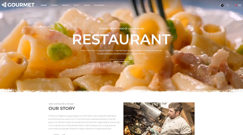 Gourmet WP Theme