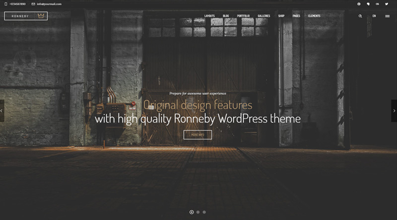 Ronneby WP Theme