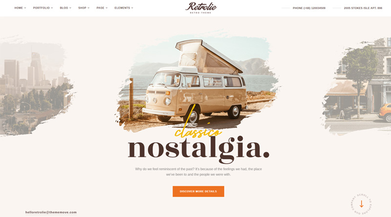 Vintage Retrolie WP Theme
