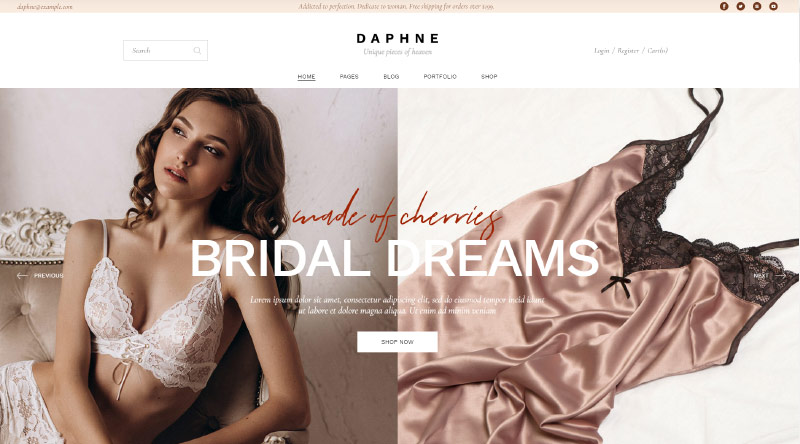 Daphne WordPress Theme